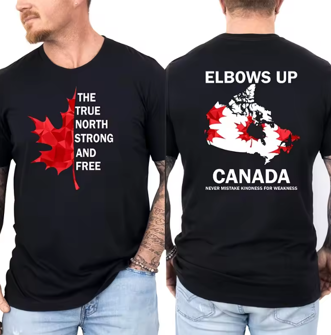 Elbows Up True North Strong and Free T-Shirt